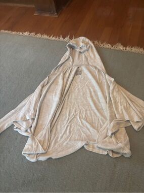 Target Light Gray Hooded Kids Poncho